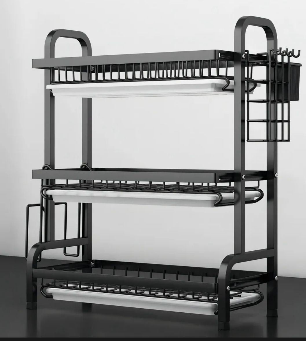 Escurridor de Platos de 3 Niveles